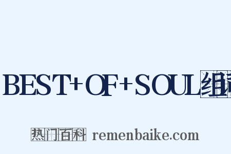 BEST+OF+SOUL组词是什么意思的图片
